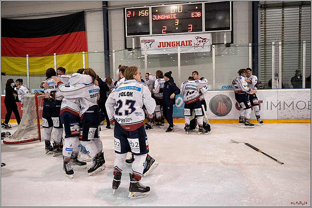 U20-DNL Meisterschaftsfinale;  Koelner Junghaie - Eisbaeren Juniors Berlin; Koeln, 27.03.2022